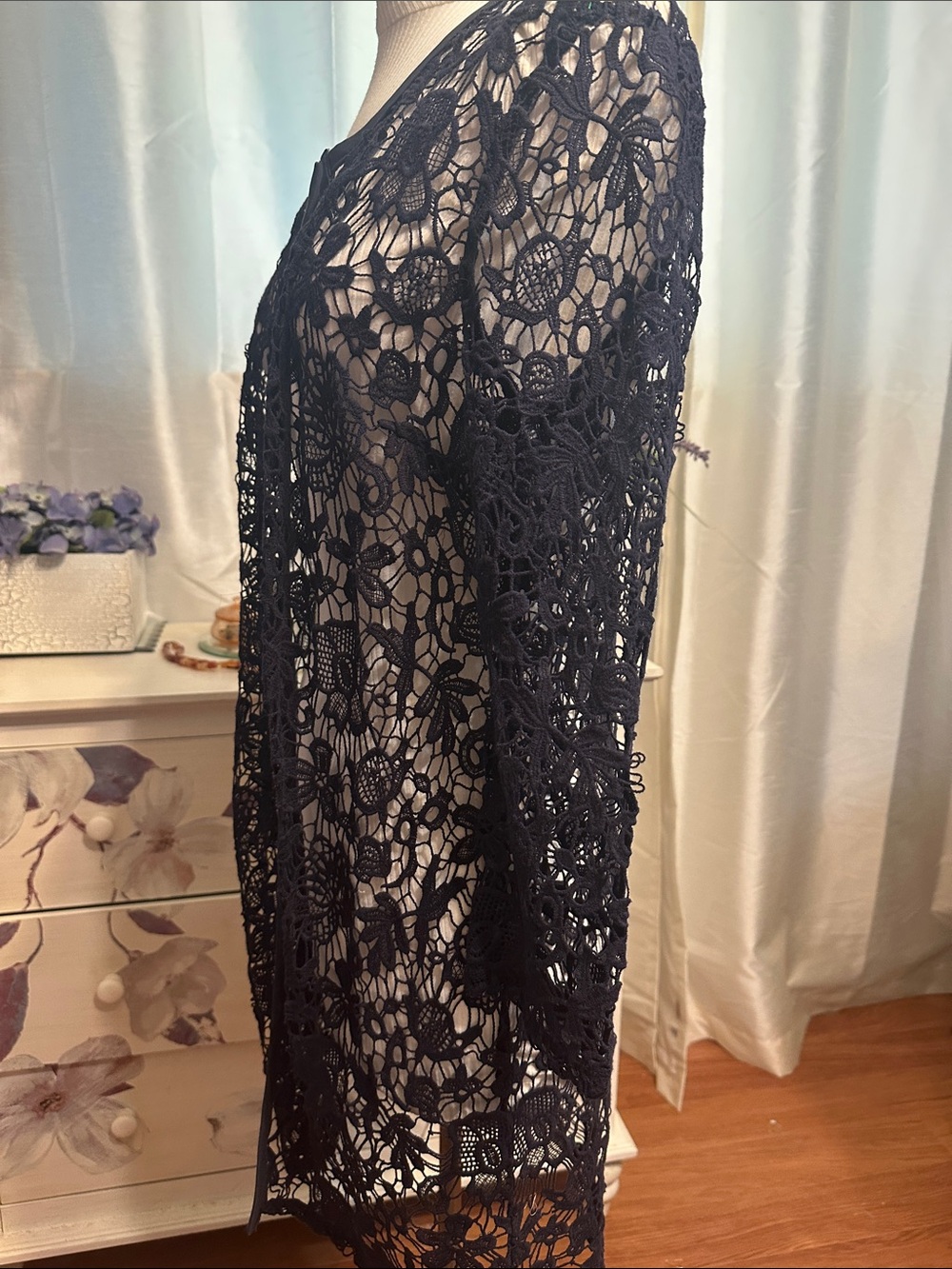 Lace Duster/Jacket/Open Cardigan - Picture 3 of 5